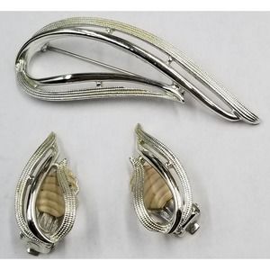 Vintage Sarah COVENTRY Stunning Pin & Clip Earrings Set 1958 E512